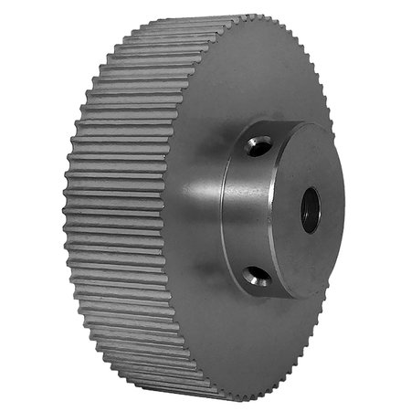 B B MANUFACTURING 74-3P15-6A4, Timing Pulley, Aluminum, Clear Anodized,  74-3P15-6A4